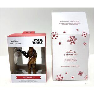 Hallmark Star Wars Chewbacca Bowcaster Ornament Keepsake Holiday Gift New